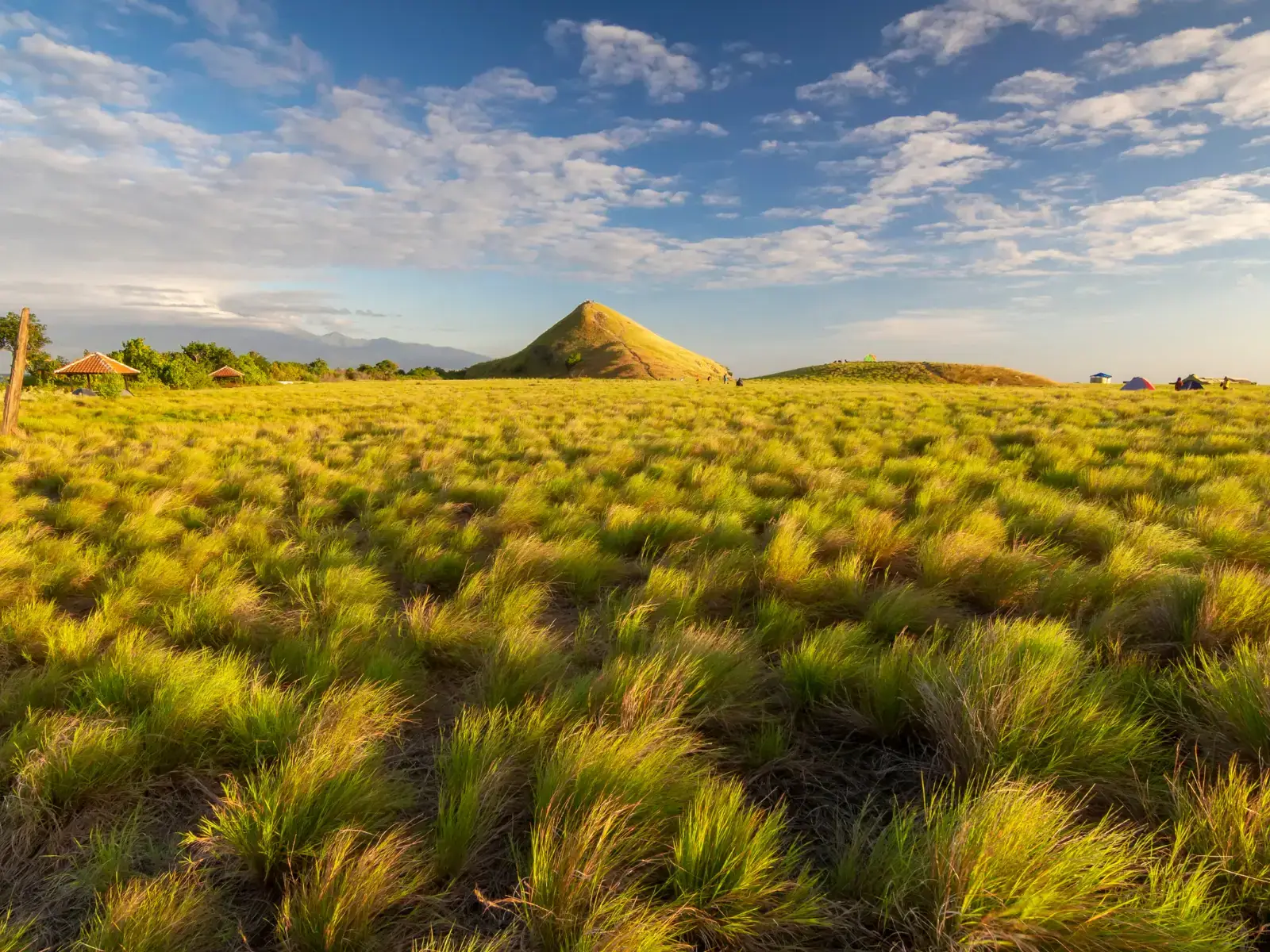 Kenawa Island, a small green island near Lombok